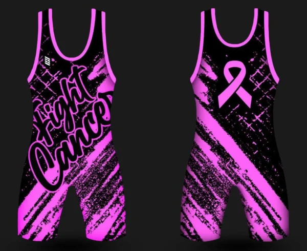 Fight Cancer Wrestling Singlet