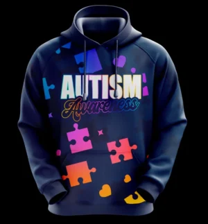Autism Dark blue Hoodie
